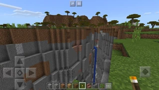 A ravine in bedrock edition.