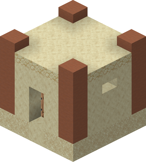 minecraft desert house