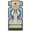 An animated icon representing a frost tower.