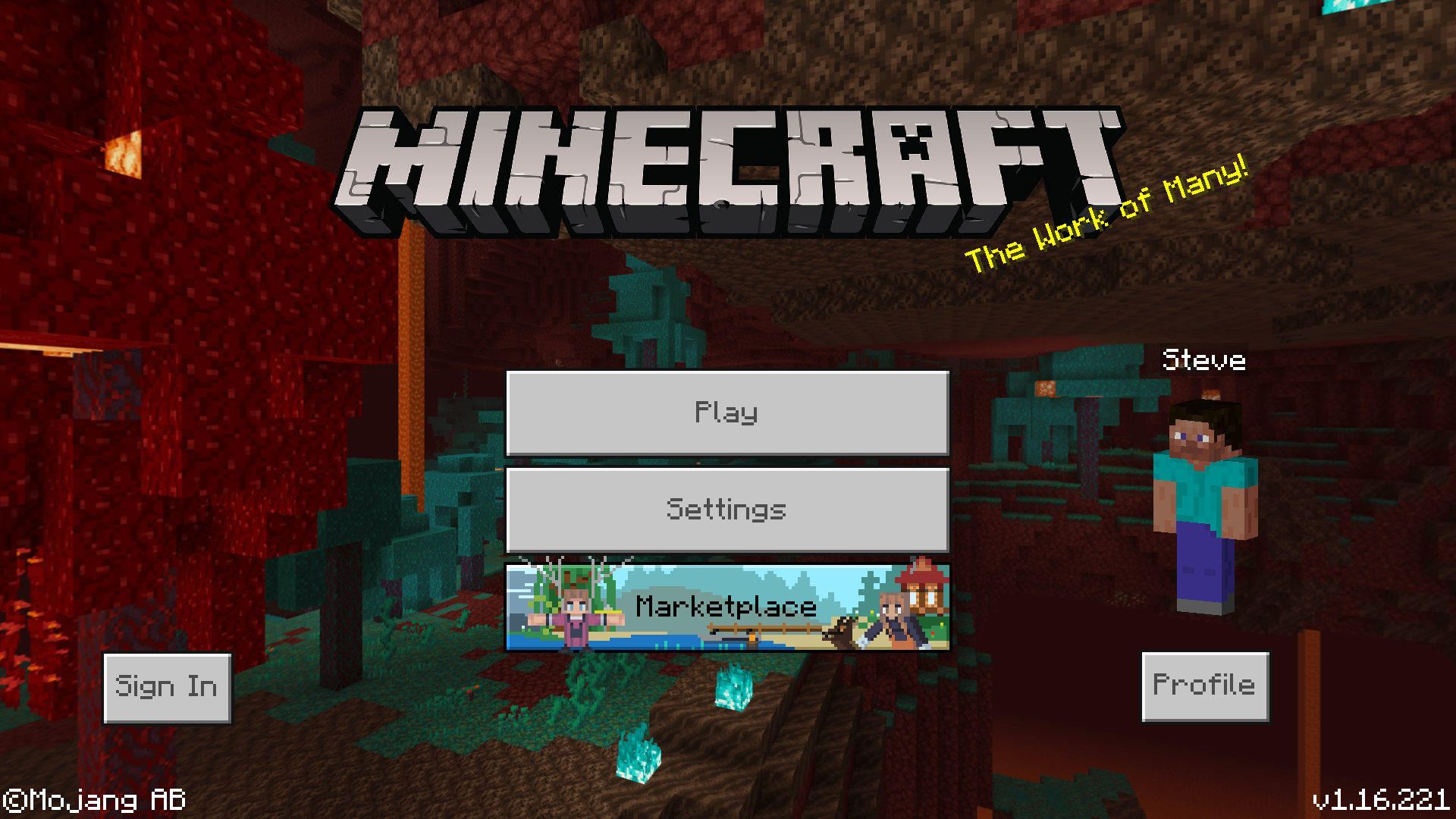 Menu Screen Official Minecraft Wiki