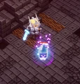 A naturally enchanted diamond key golem, only possible during a Daily Trial.