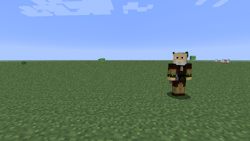 Jeb's first superflat screenshot.