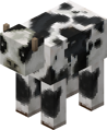 A cow as it appears in the Natural texture pack.