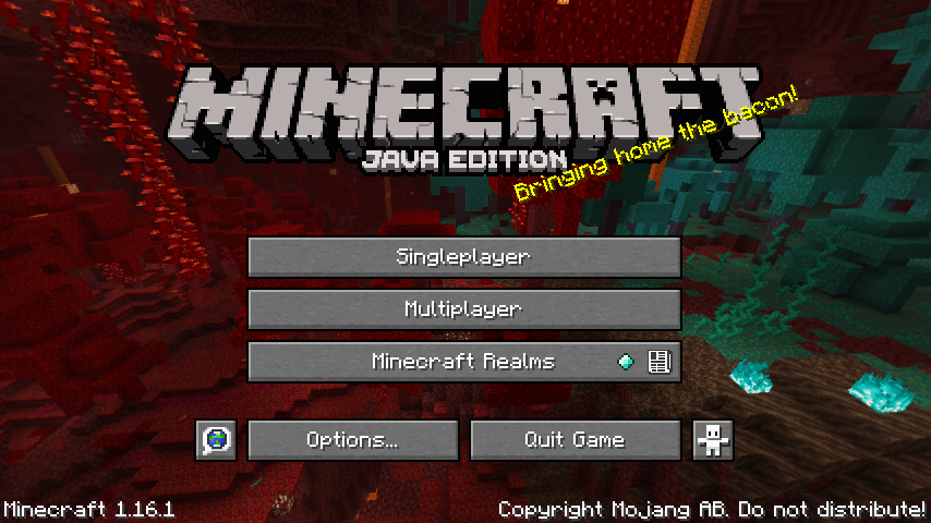 Minecraft 1.16.1 Java Edition Download