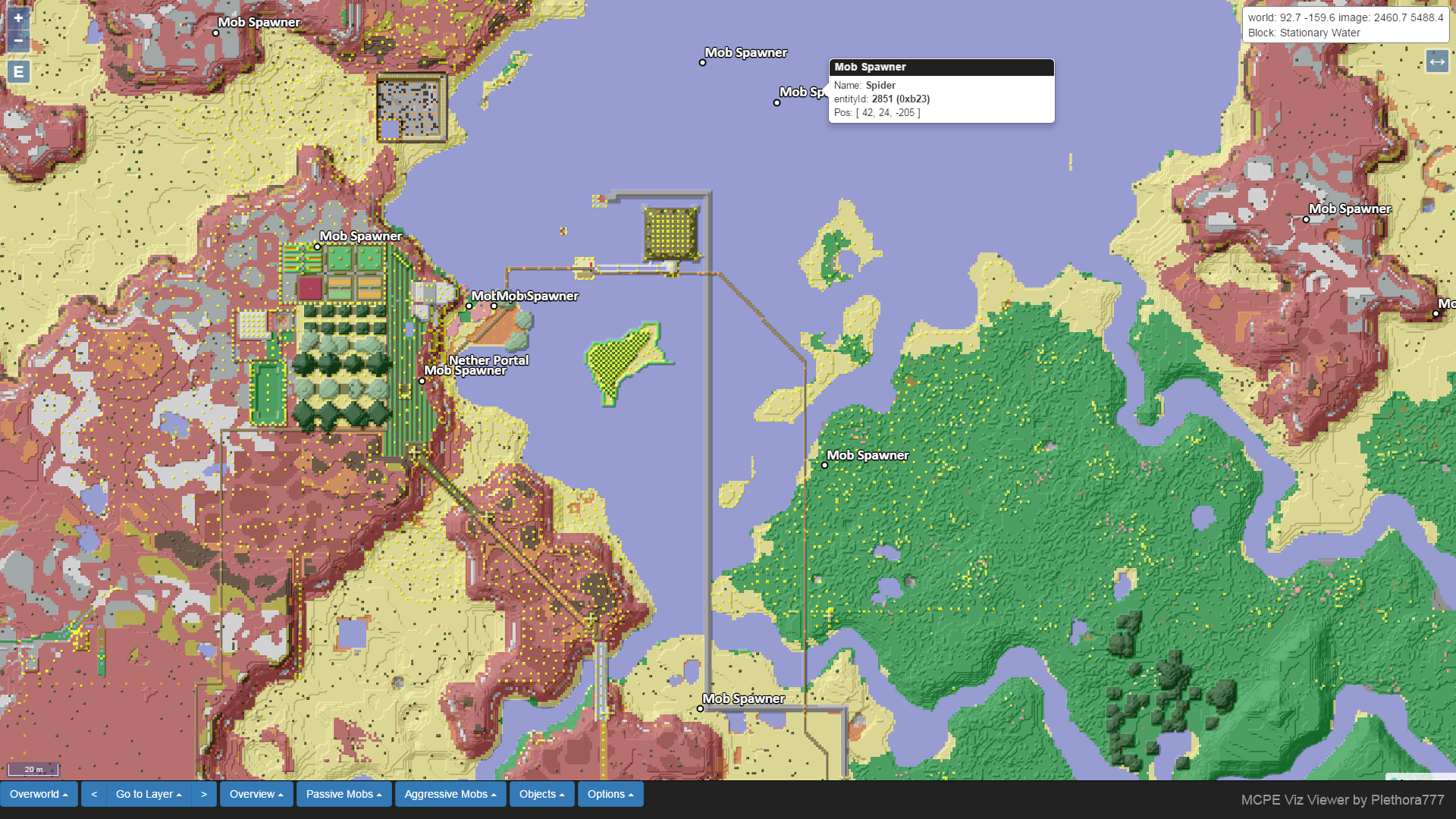 minecraft planet map