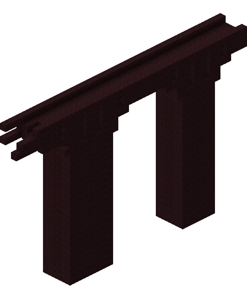 A nether fortress.