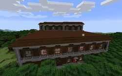 A woodland mansion.