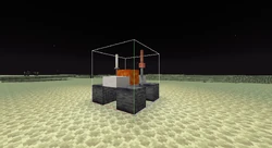 During the progress of building the enormous lunar base.