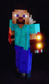 Steve wearing the item in-game.