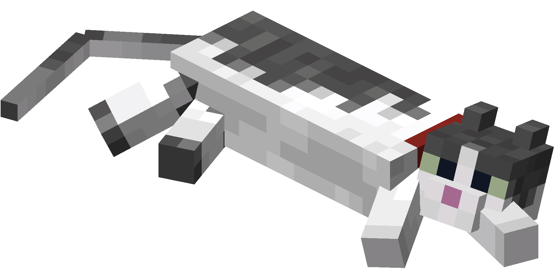 Arquivo:Lying down Jellie Cat with Red Collar.png - Minecraf