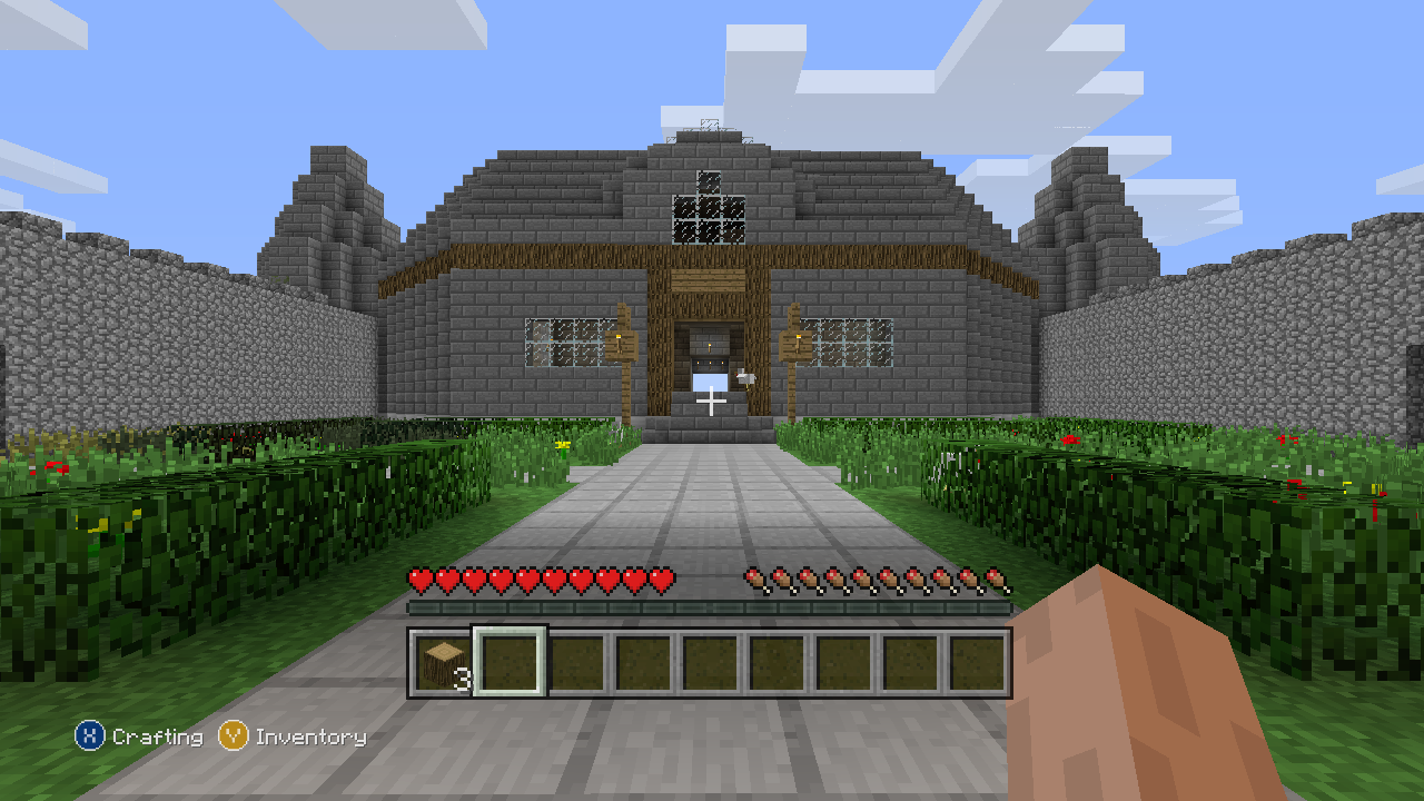 minecraft mansion xbox 360 inside