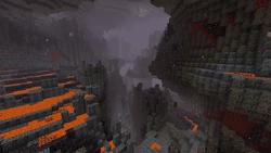 A valley within the deltas.
