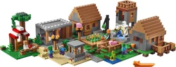 LEGO Minecraft Village set, featuring a Pre–Village and Pillage village.