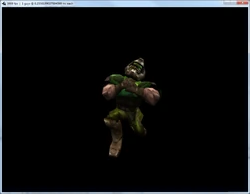 One of the MD3 models that Notch used for test mobs in Indev.