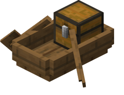 Spruce Boat with Chest
