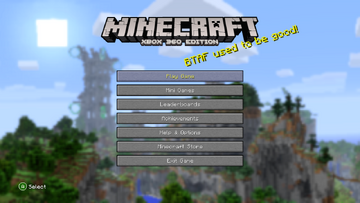 Xbox 360 hotsell minecraft 2020
