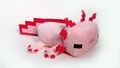Axolotl plushie.