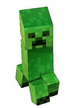 creeper face gif