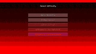 Оттенок, появляющийся при наведении на кнопку «Обязательный кошмарный режим»