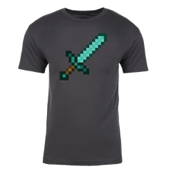 Officially licensed T-Shirt of a diamond sword.