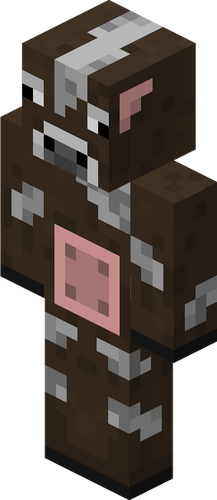 minecraft white cow skin