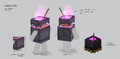 Concept art for the cauldron armor, revealing that it's design pattern comes from the corrupted cauldron.