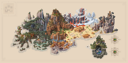 Minecraft Dungeons Mainland map image