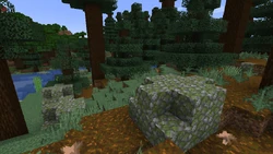 Mega Taiga Hills with strange mossy cobblestone boulders - Seeds