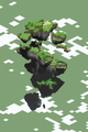 Un mapa flotante profundo.