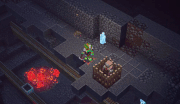 An image of the player freeing the Blacksmith.