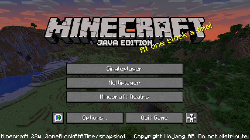 Minecraft 1.20 (The Unnamed Update) Themed GUI - Minecraft Java V1