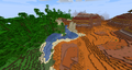 Jungle and badlands biome generated next to each other.