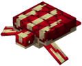 A Ruby Baby Turtle, a unique variation found in Minecraft Dungeons.
