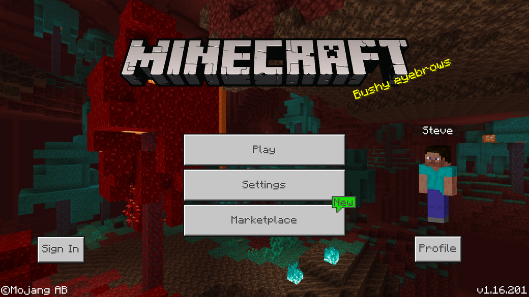 Bedrock 1.16.201