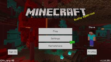 Bedrock Edition 1.16.201 – Minecraft Wiki