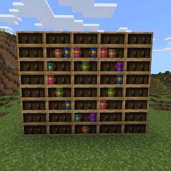 Chiseled, bookshelf