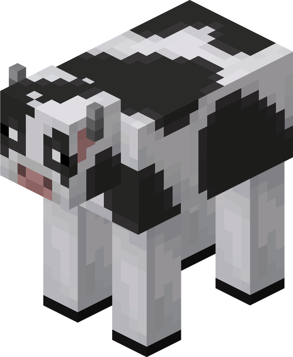 cow minecraft face