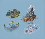 Minecraft Dungeons Island Realms Map
