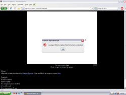 Minecraft Webpage 0.0.11a