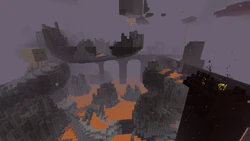 Fortress intersecting a lava ocean and more deltas.