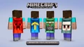 Promotional image for MINECON 2015 Skin Pack.