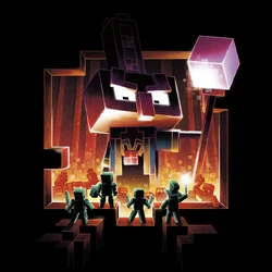 Valorie as depicted on the cover of Minecraft Dungeons: The Rise of the Arch-Illager.