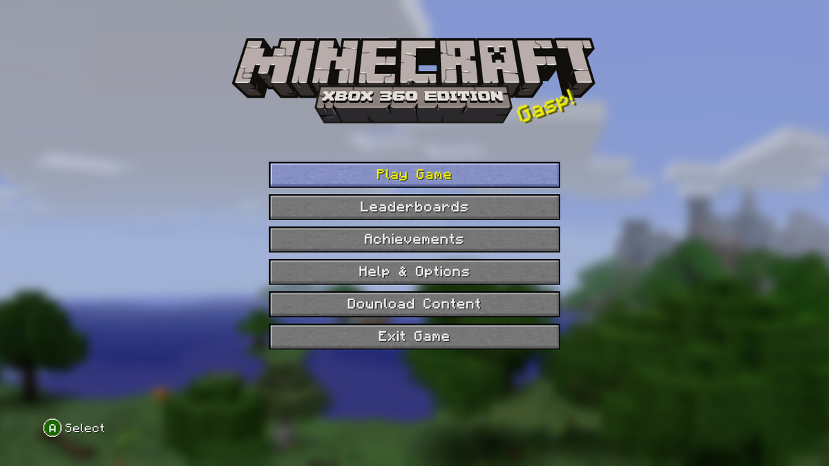 Minecraft xbox 360 tu1 discount