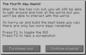 Повідомлення, яке з'являється, коли час гри закінчився