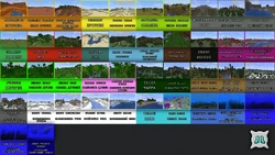 El progreso Hora de aventuras de 1.12 a 1.17.