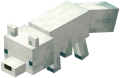 Arctic Fox pet from Minecraft Dungeons:Creeping Winter