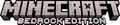 Minecraft: Bedrock Edition logo used on the Mojang Bug Tracker website.