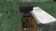 Crafting table and anvil