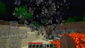 Invisible fire as seen in early Pocket Edition, and could burn up non-flammable blocks such as stone and dirt.