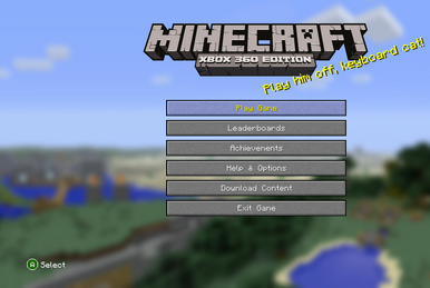 Minecraft p/ Xbox 360 Original